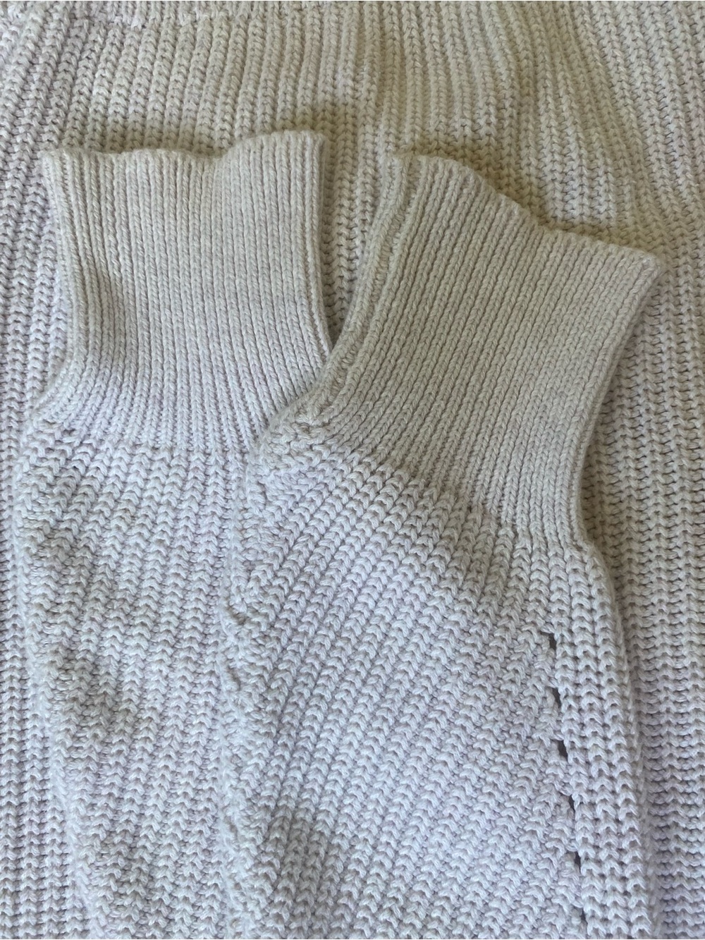 bp Open-Front Cream Ribbed Cardigan - Picture 7 of 8